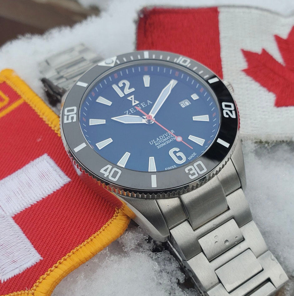 Zenea Ula Diver. Canadian soul with a Swiss heart. — Island of Misfit Watches